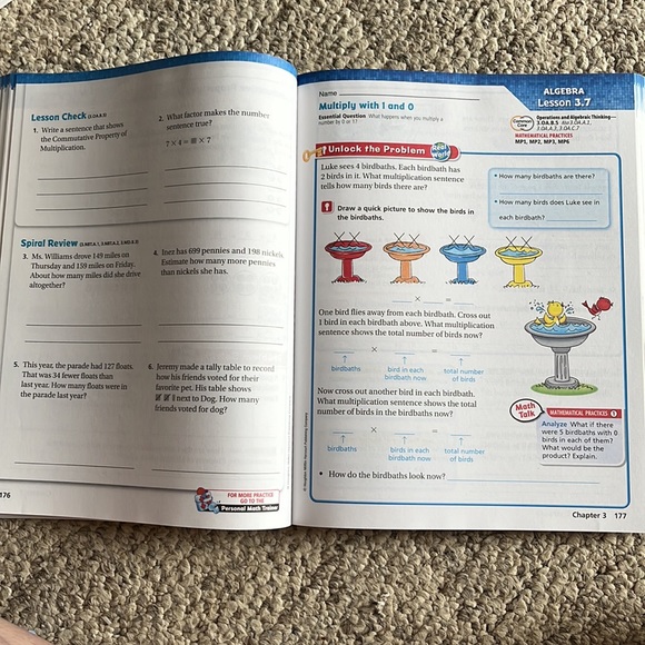 Go Math! Third Grade, Volume 1 - Picture 8 of 10